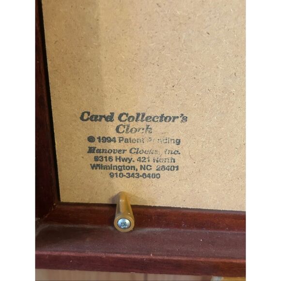 Vintage Coca Cola Collectors Cards Hanover Clock 1994 (5666) - Picture 10 of 10